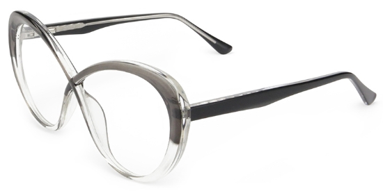 Xanthe Glasses Gray_Transparent