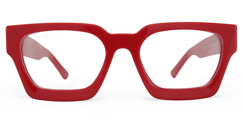 Zestful Glasses Red