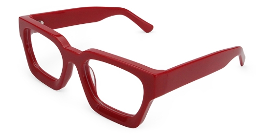 Zestful Glasses Red
