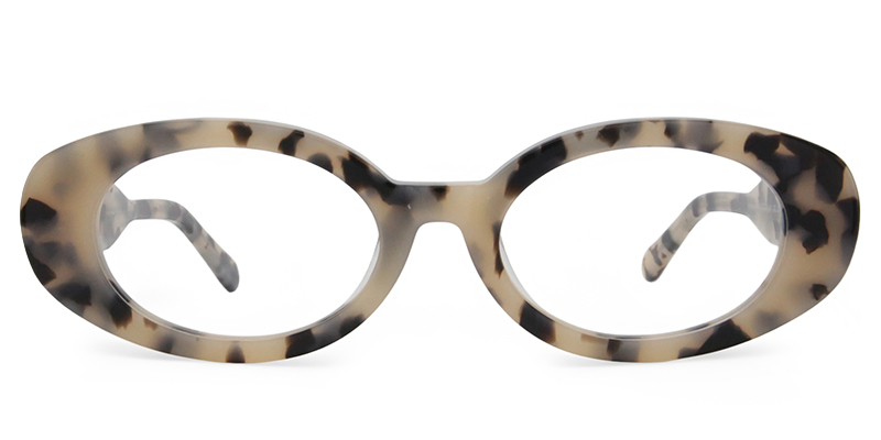 Bud Glasses Tortoise_White