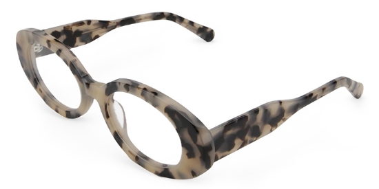 Bud Glasses Tortoise_White