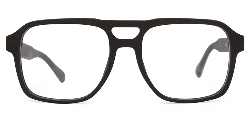 Clear Glasses Black