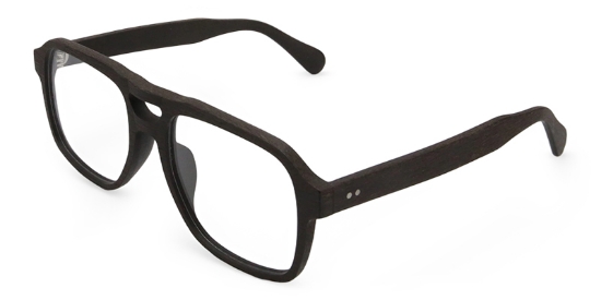 Clear Glasses Black