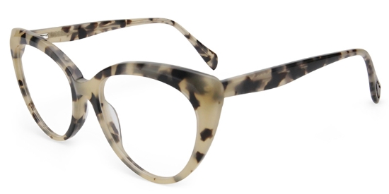 Soft Glasses Tortoise_White