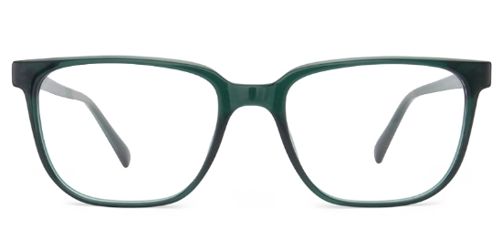 Thin Glasses Green