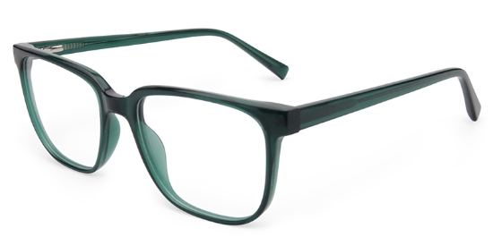 Thin Glasses Green