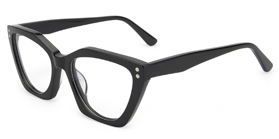 Sharp Glasses Black