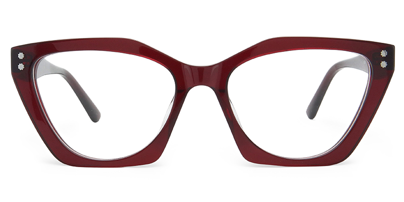 Sharp Glasses Red
