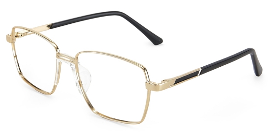 Bold Glasses Gold