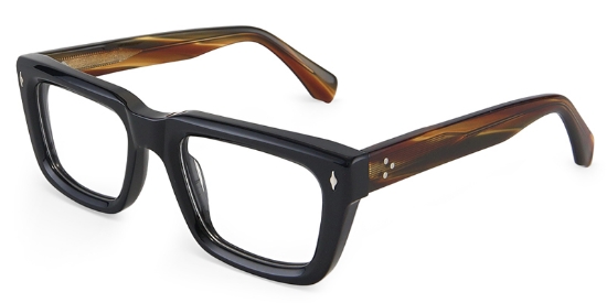 Poem Glasses Black_Brown