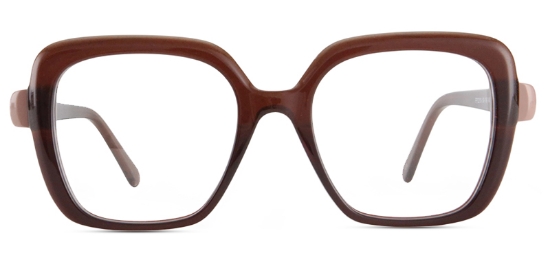 Happy Glasses Brown