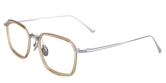 Clen Glasses Silver_Brown