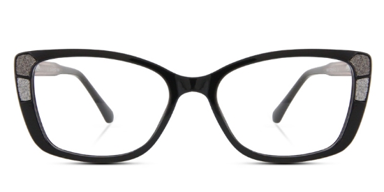 Cream Glasses Black
