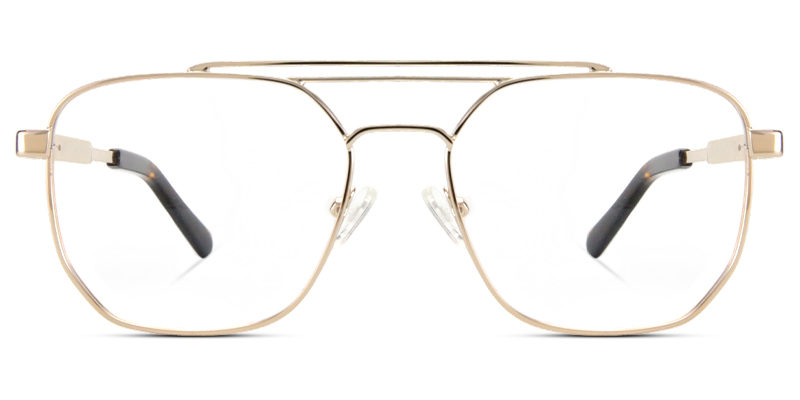 Retro Glasses Gold