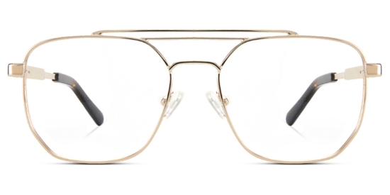 Retro Glasses Gold
