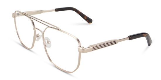 Retro Glasses Gold