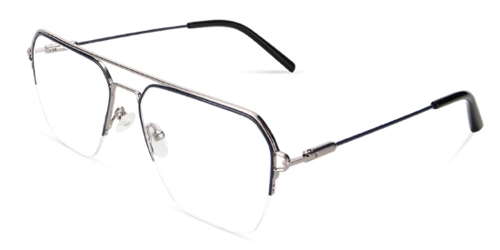 Cake Glasses Silver