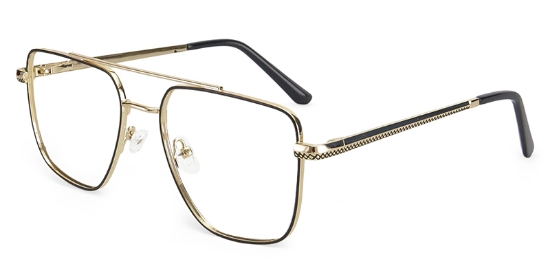 Xaren Glasses Gold_Black