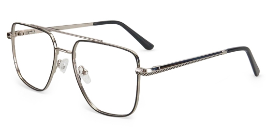Xaren Glasses Silver_Black