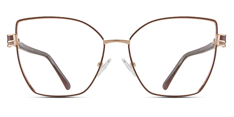 Zlyn Glasses Gold_Brown