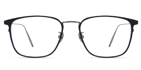 Arc Glasses Black_Silver