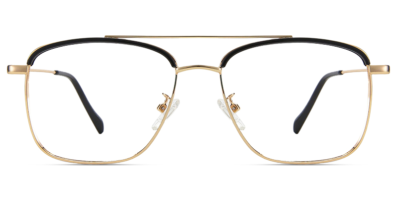 Flare Glasses Gold_Black