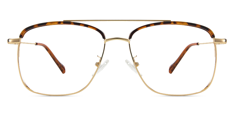 Flare Glasses Gold_Tortoise