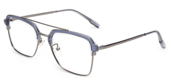 Pivot Glasses Blue_Silver