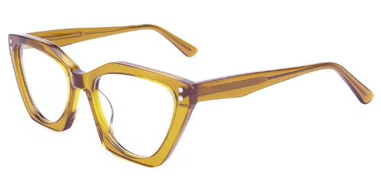 Sharp Glasses Yellow