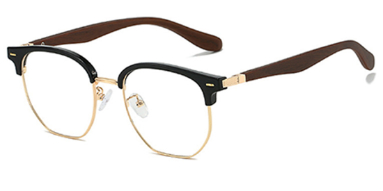 Samba​ Glasses Black_Gold
