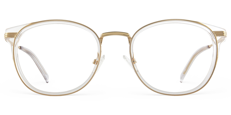 Laveli Glasses Transparent_Gold
