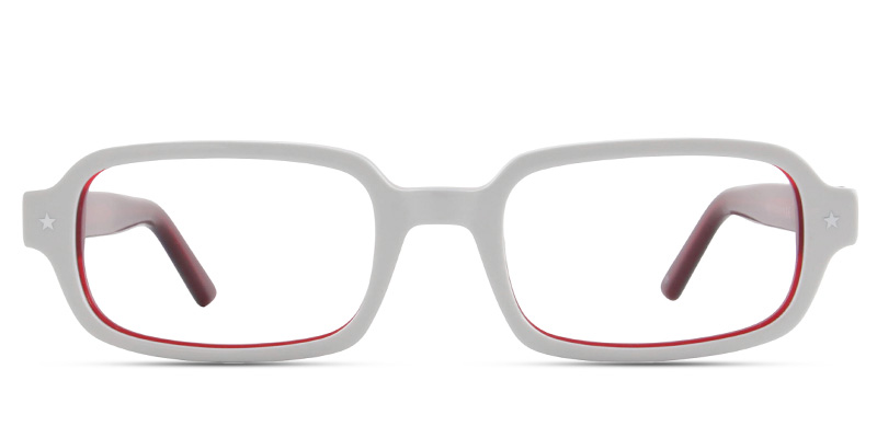 Daveli Glasses White_Red